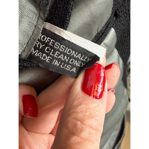 Vintage Gianni Wool Blazer Mens 44R Black Made USA Minimalist Classic - Picture 7 of 12